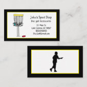 Personalisiertes Disk Golf Shop Geschäft Visitenkarte (Vorne/Hinten)