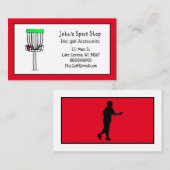 Personalisiertes Disk Golf Shop Geschäft Visitenkarte (Vorne/Hinten)