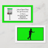 Personalisiertes Disk Golf Shop Geschäft Visitenkarte (Vorne/Hinten)