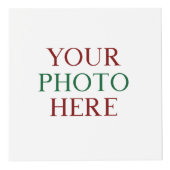 Personalisiertes DIY Multi Foto Weihnachten Würfel (Vorderseite)