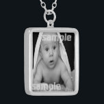 Personalisiertes DIY Versilberte Kette<br><div class="desc">einzigartiges personalisiertes einer netten kundenspezifischen Designerhalskette von Ricaso. einfach,  Ihre eigenen Bilder/Foto zu laden</div>