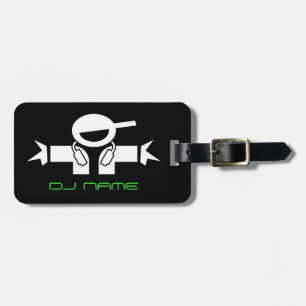Personalisiertes DJ-Namen-Gepäckanhänger für Musik Gepäckanhänger