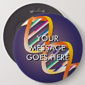 Personalisiertes DNA-Spotlight Button (Vorne & Hinten)