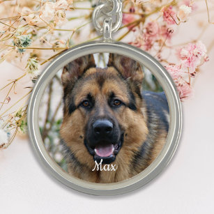 Personalisiertes Dog Pet Foto eigene erstellen Charm