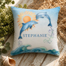 Personalisiertes Dolphin-Kissen