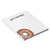 Personalisiertes Donut-Notizbuch Notizblock (angewinkelt)