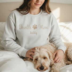 Personalisiertes Doodle-Mom-Sweatshirt mit individ Sweatshirt