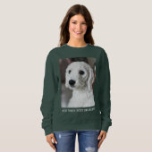 Personalisiertes doppelseitiges Foto-Text Sweatshirt (Vorne ganz)