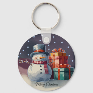 Personalisiertes doppelseitiges Weihnachten Bestie Schlüsselanhänger