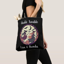 Personalisiertes Doppeltrouble Halloween Tasche