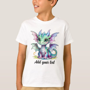 Personalisiertes Drachen-T-Shirt für Kinder T-Shirt