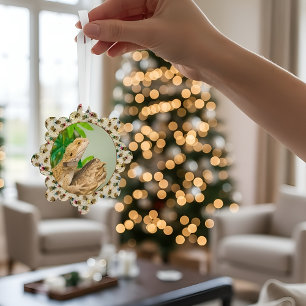 Personalisiertes Dracheninsektenmuster Ornament Karte