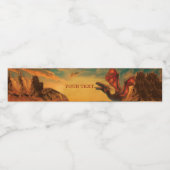 Personalisiertes Drachenwasser Wasserflaschenetikett (Einzelnes Label)