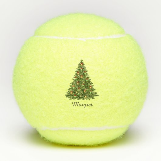 Personalisiertes Drehbuch zu Weihnachten Tennisbälle (Vorderseite)