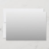 Personalisiertes Drehen 40 kundenspezifisches Foto Einladung (Rückseite)