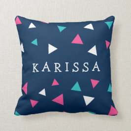 Personalisiertes Dreieck-Konfetti-Kissen Kissen