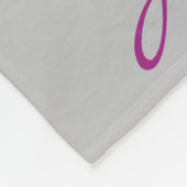 Personalisiertes Dressform Modedesign Mannequin Fleecedecke (Ecke)