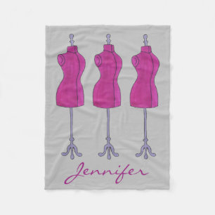 Personalisiertes Dressform Modedesign Mannequin Fleecedecke