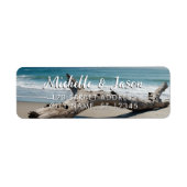 Personalisiertes Driftwood Ocean Summer Beach Wave (Vorne)