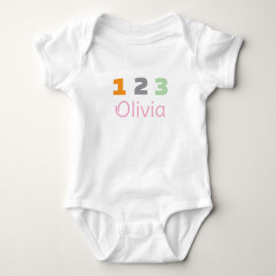 Personalisiertes Drillinge-Outfit, Maßgeschneidert Baby Strampler