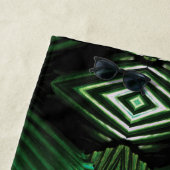 Personalisiertes Dschungelleebdesign Strandtuch (Beispiel)