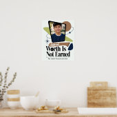 Personalisiertes Du bist wichtig Fotoplakat Poster (Küche)