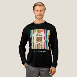 Personalisiertes Du-Schaffst-Es-Katze-College-Shir Tri-Blend Shirt