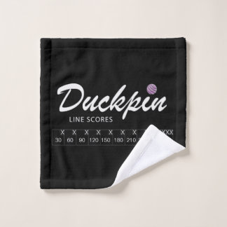 Personalisiertes Duckpin-Bowlinghandtuch Waschlappen