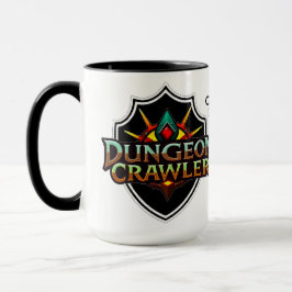 Personalisiertes Dungeon Crawler Farblogo Tasse