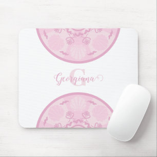 Personalisiertes Dusky Rose Grand Millennial Manda Mousepad