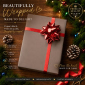 Personalisiertes Dusty Rose Einpackpapier
