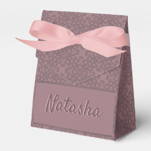 Personalisiertes Dusty-Rose-Muster Geschenkschachtel