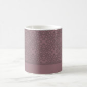 Personalisiertes Dusty-Rose-Muster Kaffeetasse (Mittel)