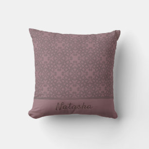 Personalisiertes Dusty-Rose-Muster Kissen
