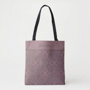 Personalisiertes Dusty-Rose-Muster Tasche