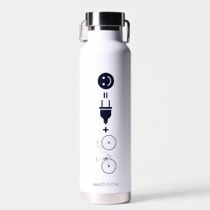 Personalisiertes E-Bike macht mich glücklich Gag R Trinkflasche
