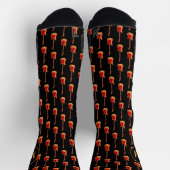 Personalisiertes E-Gitarren-Monogramm Socken (Oben)