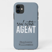 Personalisiertes Echtzeit-Anwesen-Agent Geschenke Case-Mate iPhone Hülle (Rückseite)