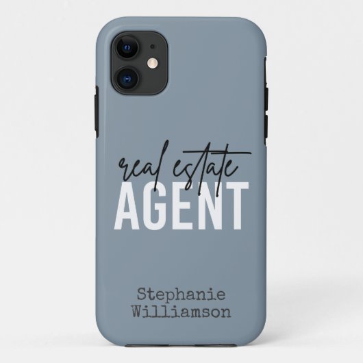 Personalisiertes Echtzeit-Anwesen-Agent Geschenke Case-Mate iPhone Hülle (Rückseite)