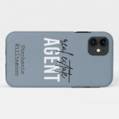 Personalisiertes Echtzeit-Anwesen-Agent Geschenke Case-Mate iPhone Hülle (Rückseite (Horizontal))