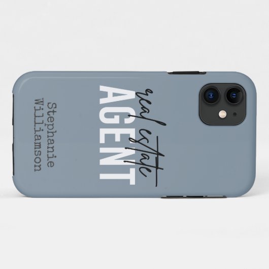 Personalisiertes Echtzeit-Anwesen-Agent Geschenke Case-Mate iPhone Hülle (Rückseite (Horizontal))