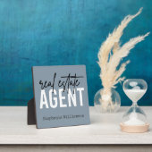 Personalisiertes Echtzeit-Anwesen-Agent Geschenke  Fotoplatte (InSitu)