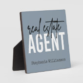 Personalisiertes Echtzeit-Anwesen-Agent Geschenke Fotoplatte (Vorderseite)