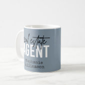 Personalisiertes Echtzeit-Anwesen-Agent Geschenke  Kaffeetasse (Vorderseite Links)
