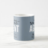 Personalisiertes Echtzeit-Anwesen-Agent Geschenke  Kaffeetasse (Mittel)
