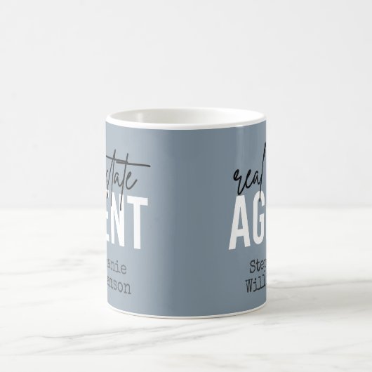 Personalisiertes Echtzeit-Anwesen-Agent Geschenke Kaffeetasse (Mittel)