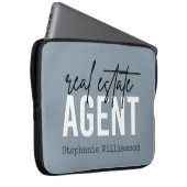 Personalisiertes Echtzeit-Anwesen-Agent Geschenke  Laptopschutzhülle (Vorne Rechts)