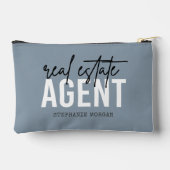 Personalisiertes Echtzeit-Anwesen-Agent Geschenke Zubehörtasche (Rückseite)