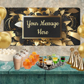 Personalisiertes Edelgold Banner