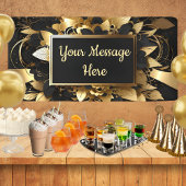 Personalisiertes Edelgold Banner